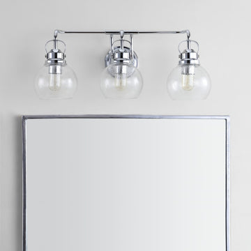Shirley Metal/ Bubbled Glass Vanity Light - JONATHAN Y